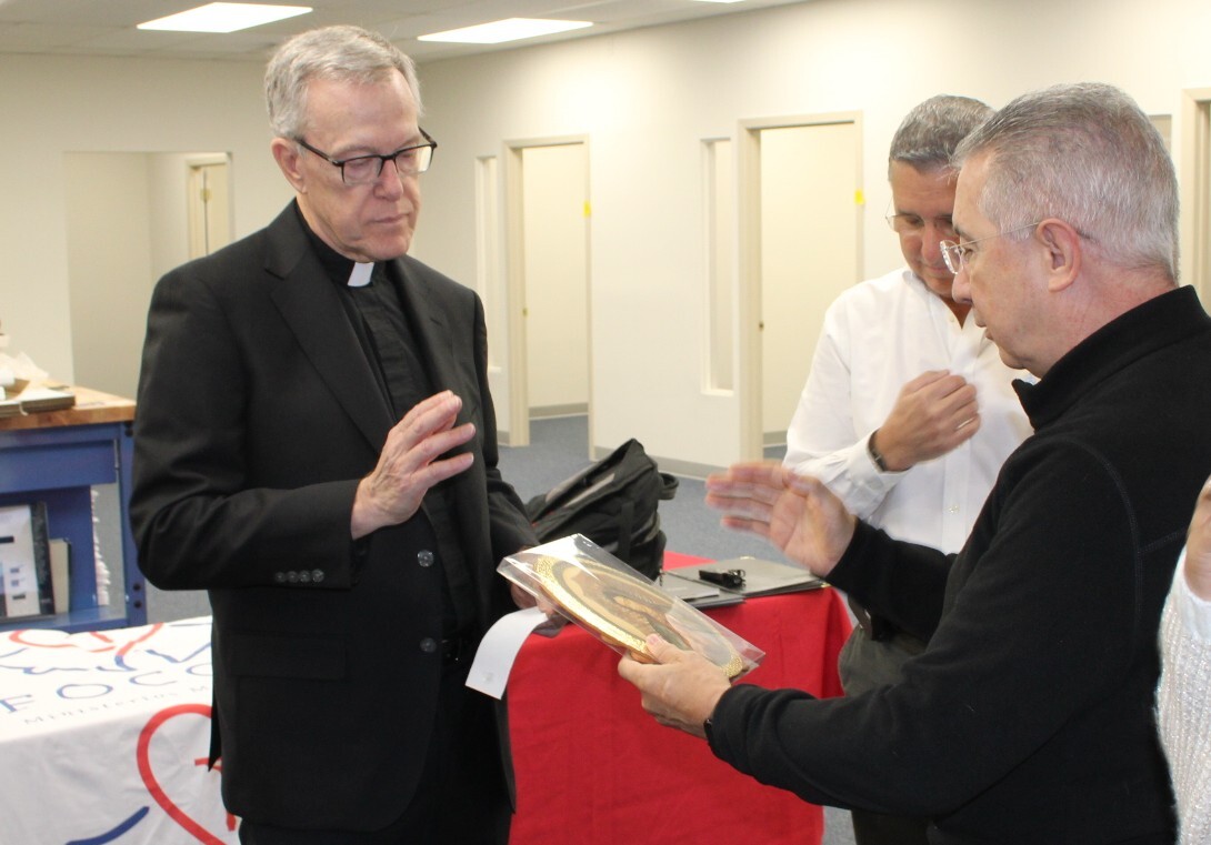 beautiful bride and groom hands exchanging wedding rings in church during wedding ceremony. spiritual holy matrimony. wedding couple and priest putting on rings