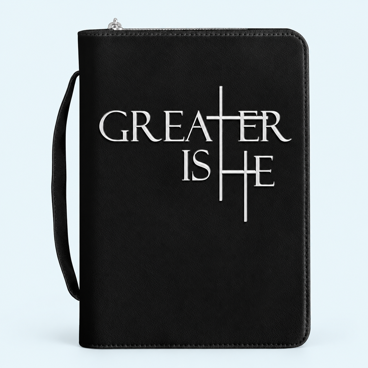 Greater Is He Bible Cover