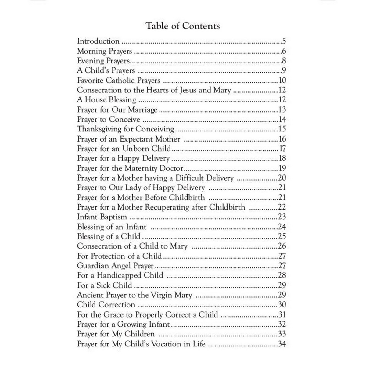 Mothers’ Prayer Manual
