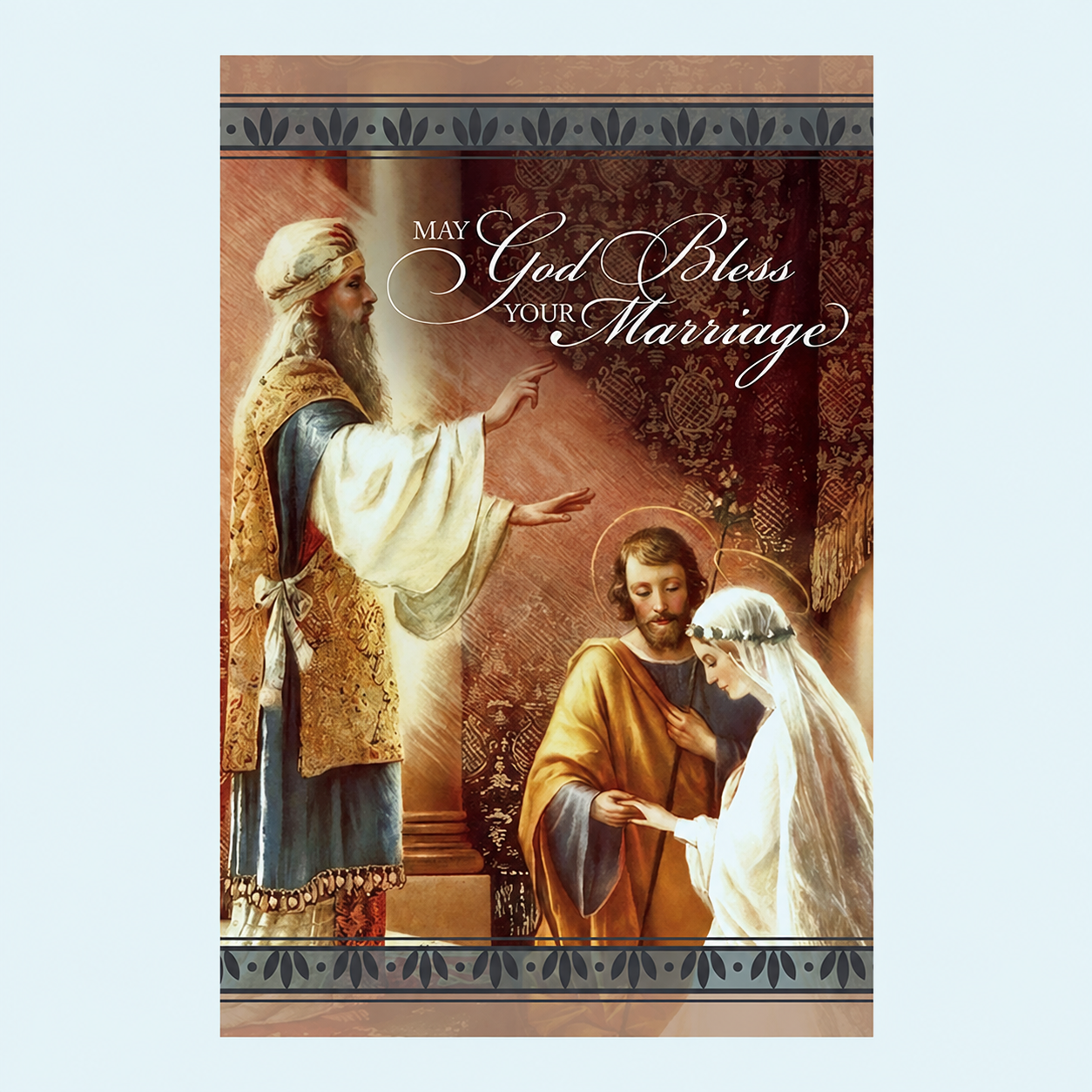 God Bless Your Marriage Wedding Card