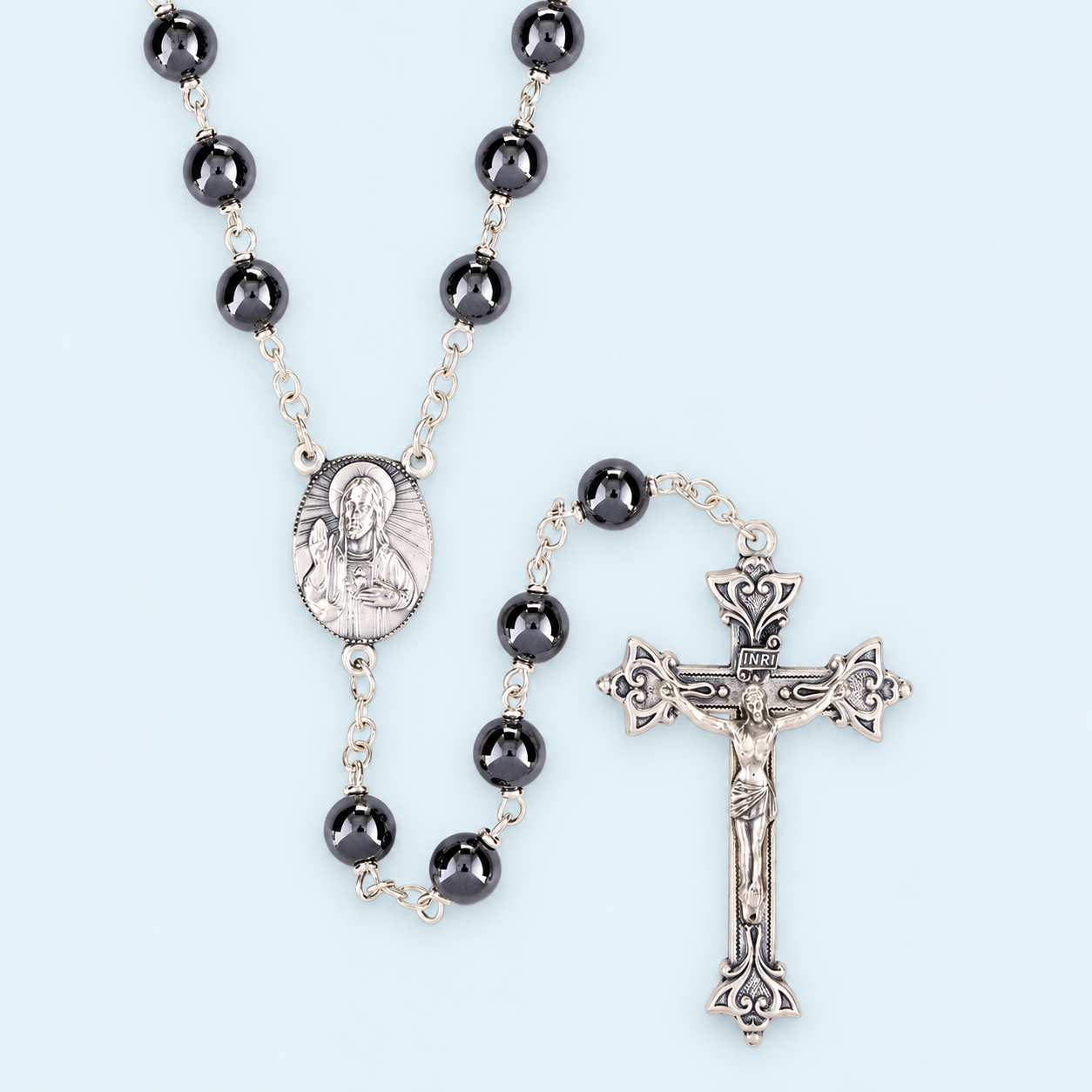 Hematite Men’s Rosary